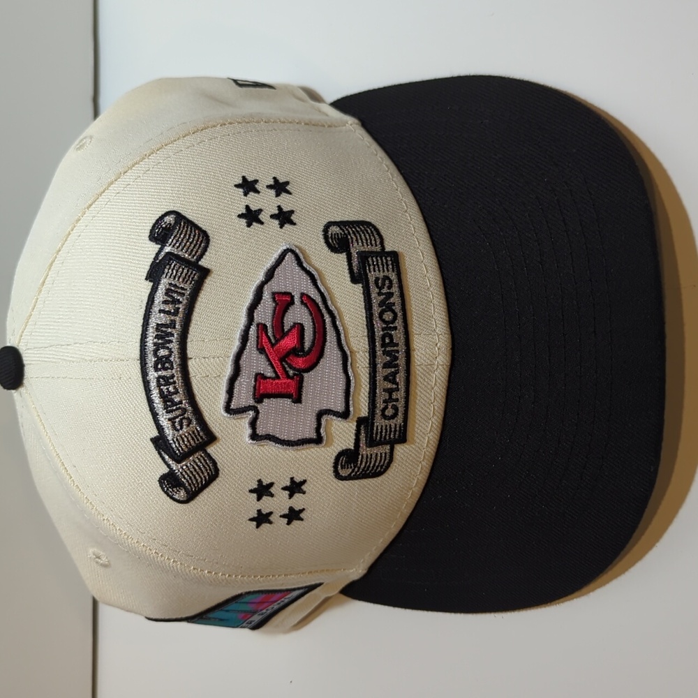 Kansas City Chiefs Superbowl LVII Championship New Era hat cap 1 size fits most